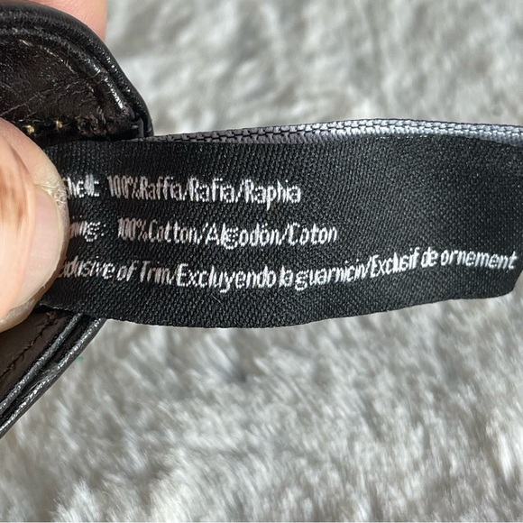 Tommy Bahama Woven Bag TW74246 Napoli 5016 Frappe MSRP $128. - Picture 11 of 11